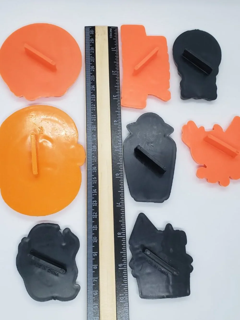10 Vintage 1980s Halloween Cookie Cutters Witch Vampire Pumpkin Haunted House